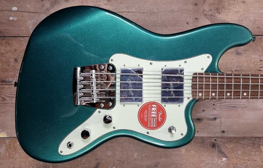 Baixo Fender Squier Paranormal Rascal HH LRL Sherwood Green 2025