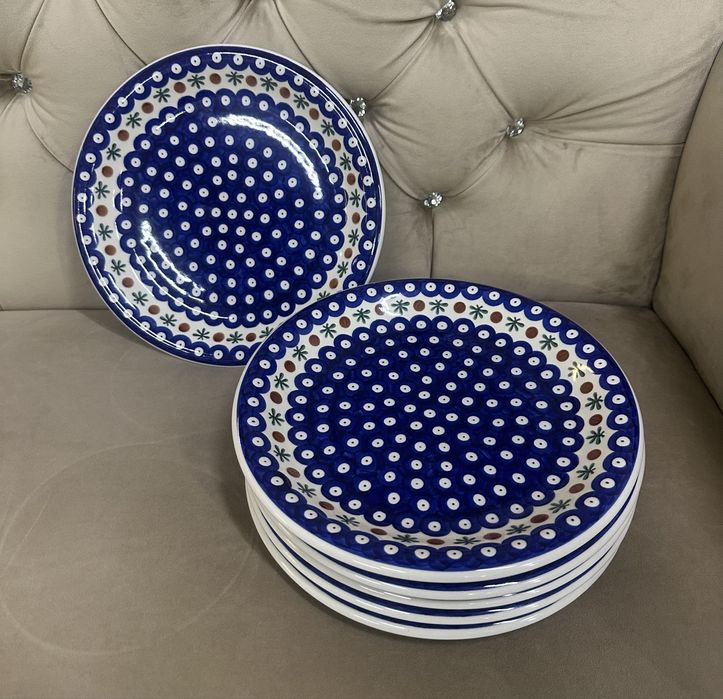 Zestaw 6 szt talerzy 26 cm Ceramika Bolesławiec