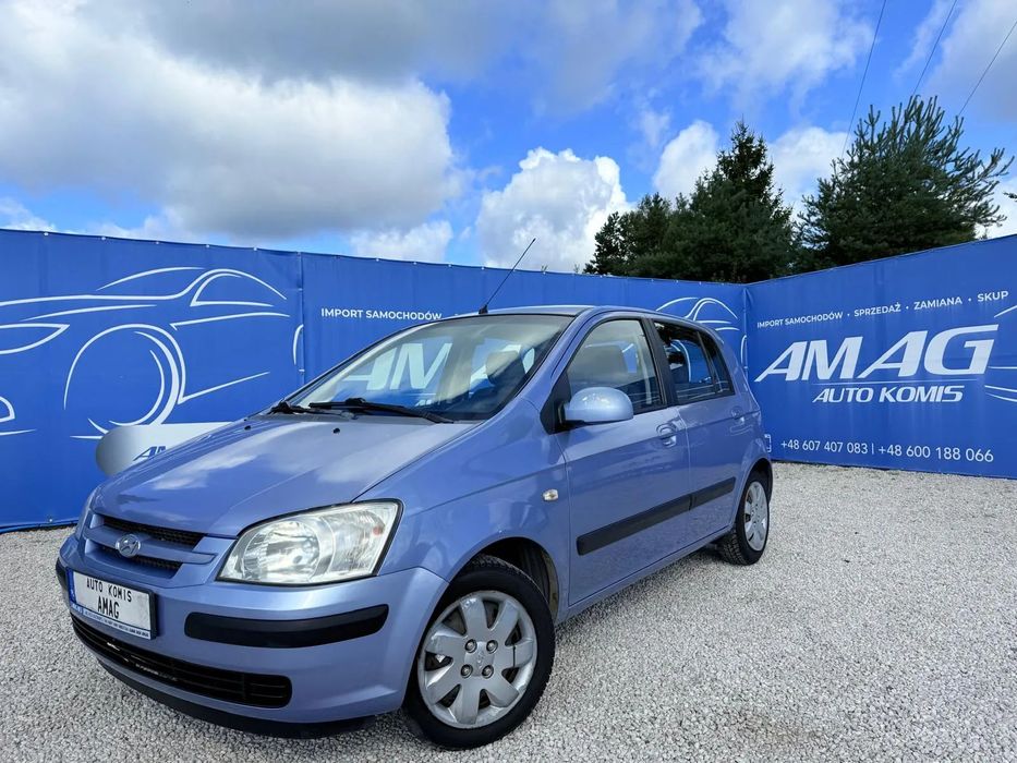 Hyundai Getz 2xKluczyk*Zarejestrowany*Klima*Radio*Elektronika*Gwarancja w cenie*