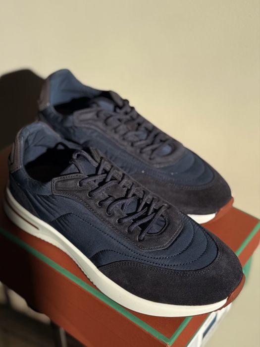 Чоловічі сині кросівки Weekend Walk від Loro Piana