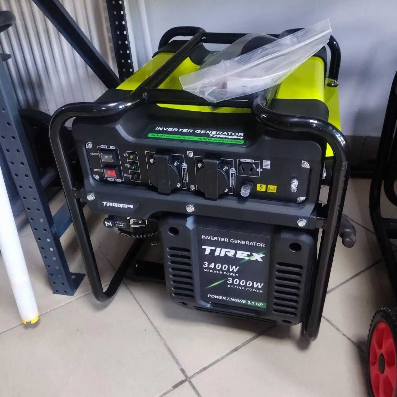 Генератор інверторний бензиновий Tirex TRGG34 НОВИЙ инверторный 3,4кВт