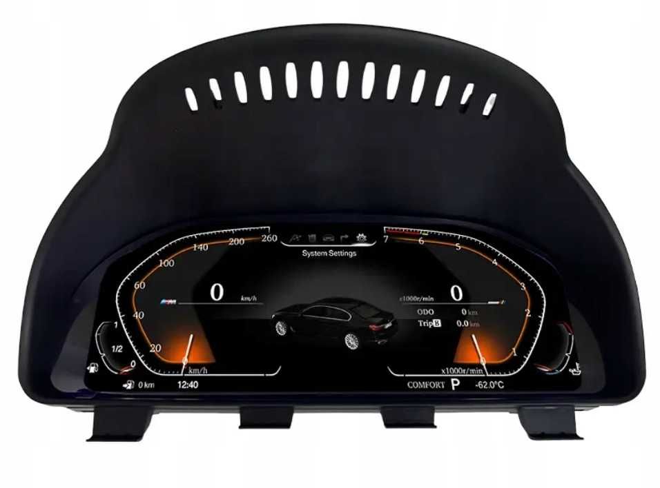 Zegary Cyfrowe LCD BMW E90 E91 E92 E93 Digital Dashboard Linux