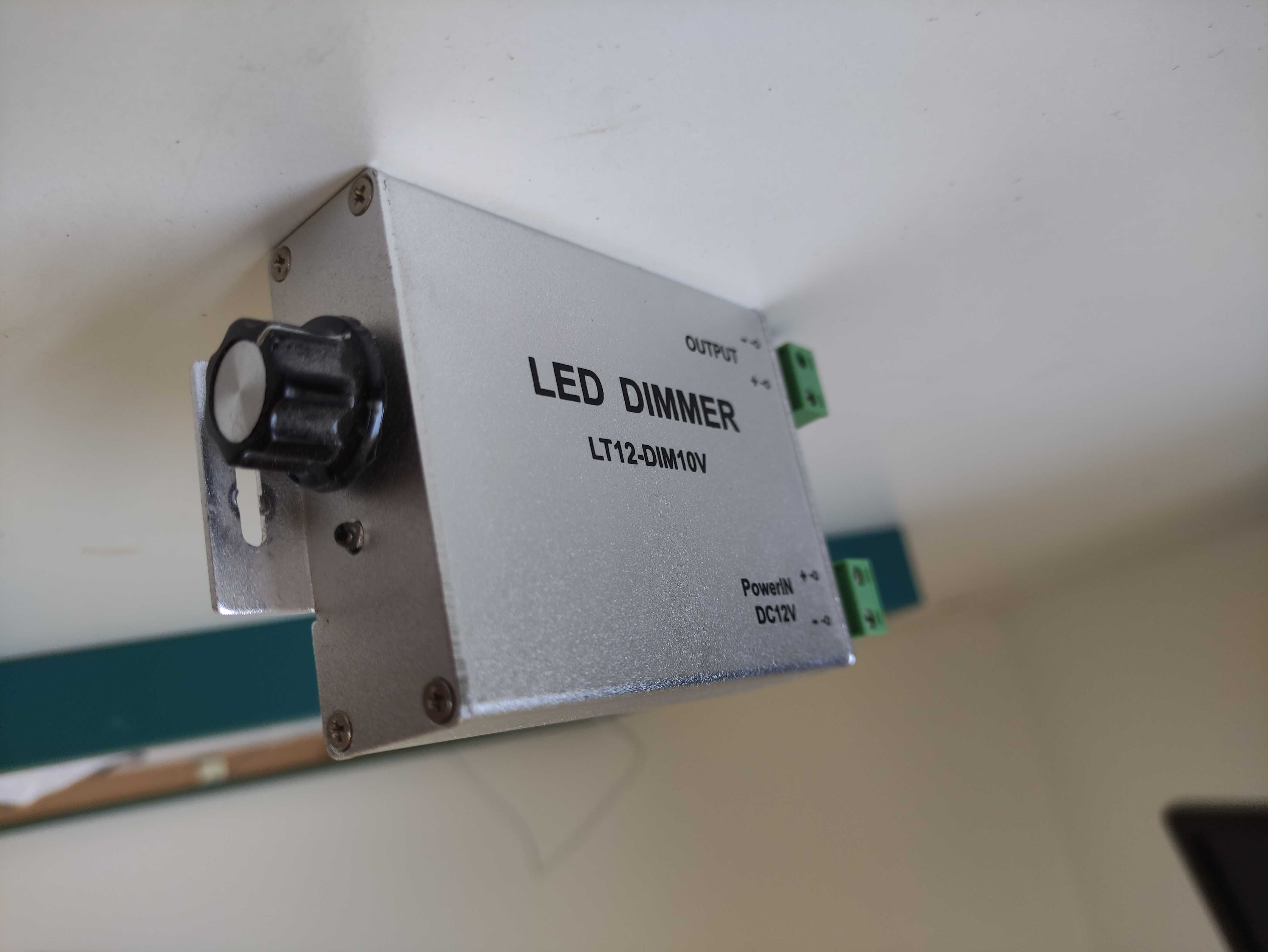 Dimmer ściemniacz LED LiteGear LT12-DIM10v aluminium pokrętło