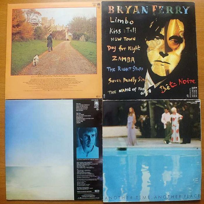 Płyty winylowe winyle BRYAN FERRY i CHRIS deBURGH 4LP za 100zł