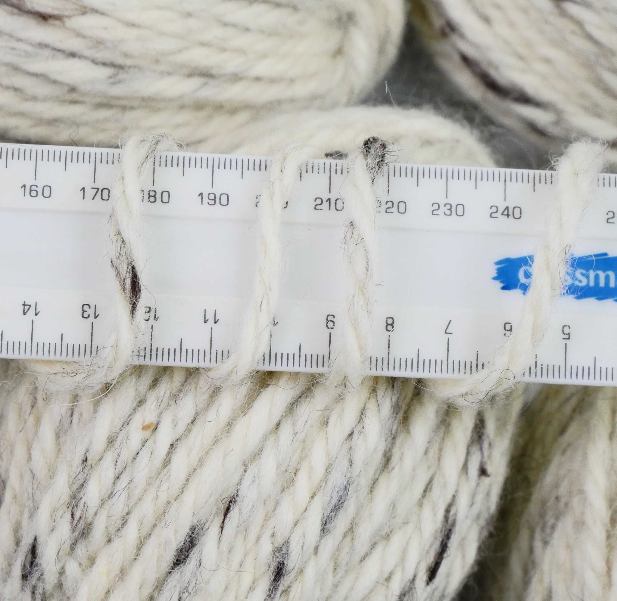 78.Włóczka gruba tweed 100%Wełna 500g