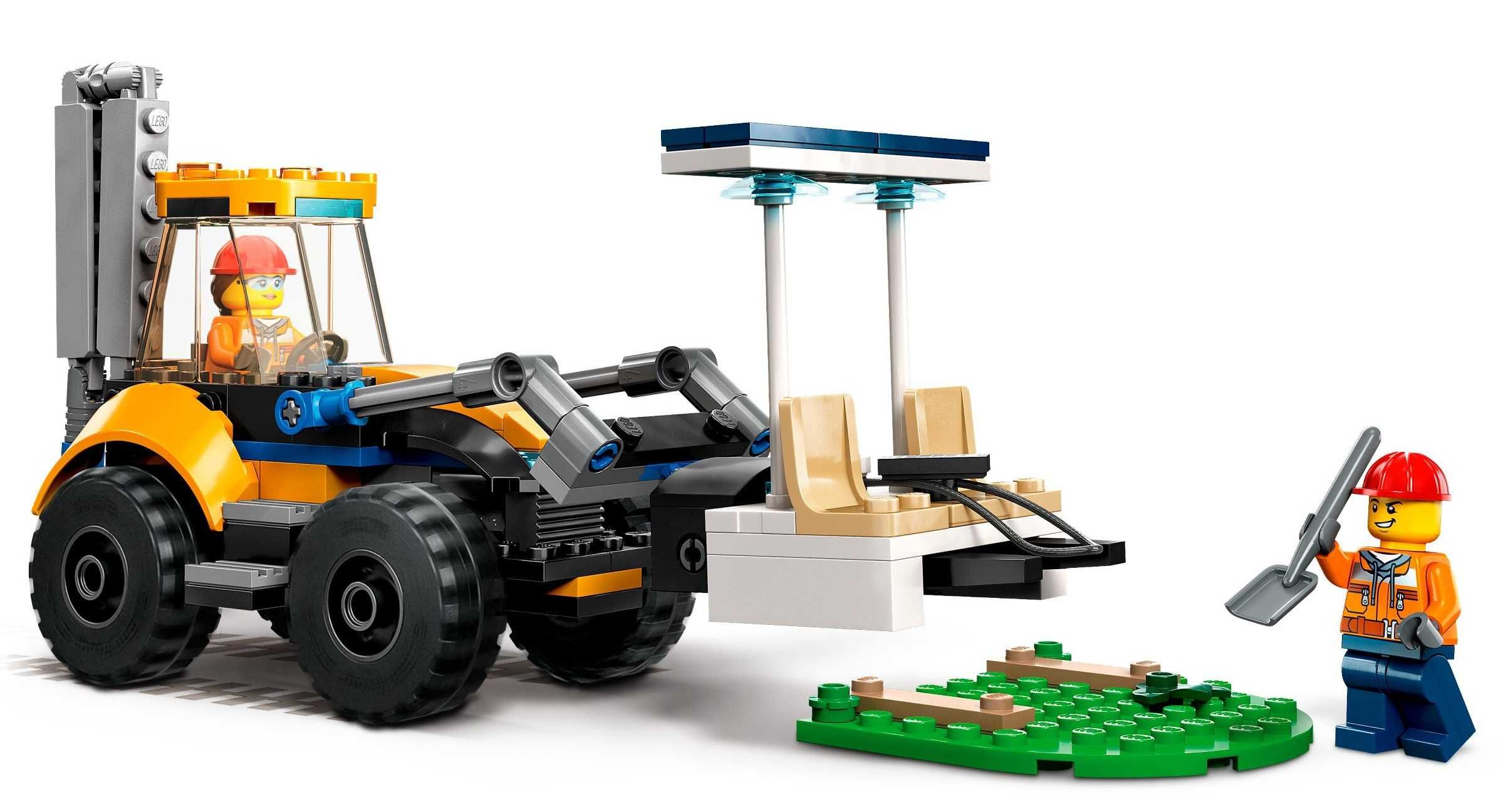 Klocki LEGO City 60385 Koparka TRAKTOR Buldożer