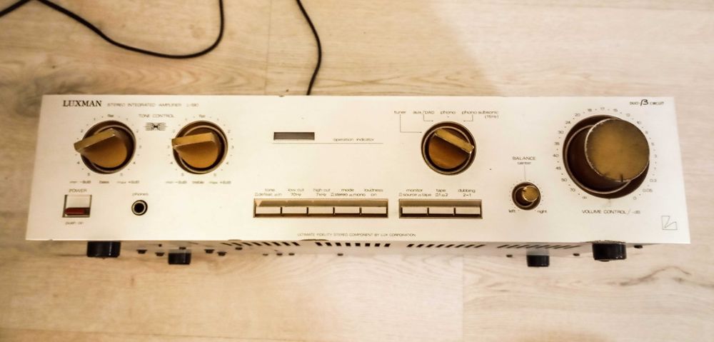 Luxman L-190, wzmacniacz, uszkodzony