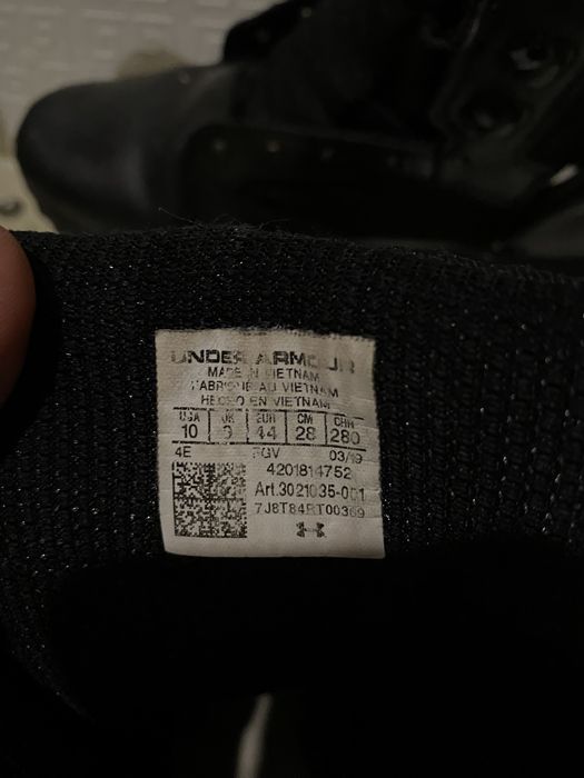 Тактичні черевики андер армор. USA. 43 р.