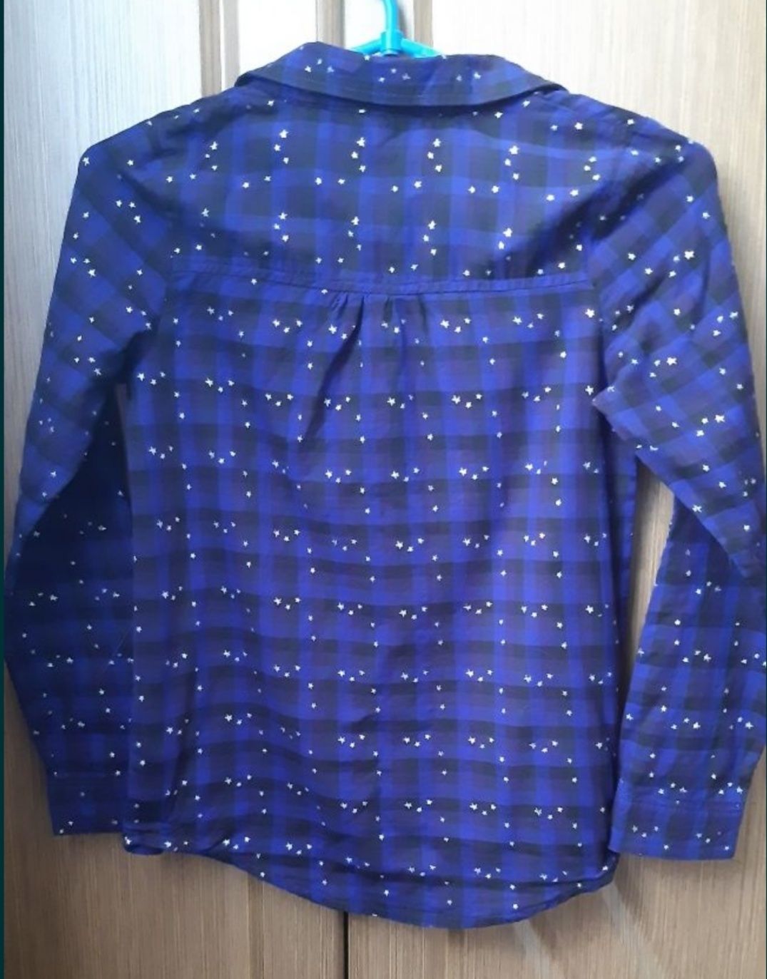 Рубашка весняна блузка для дівчинки в школу 134-140