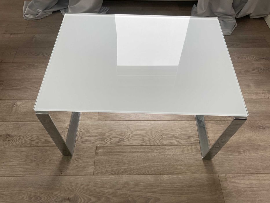 Stolik kawowy szklany, ława, szkło hartowane 60/80cm