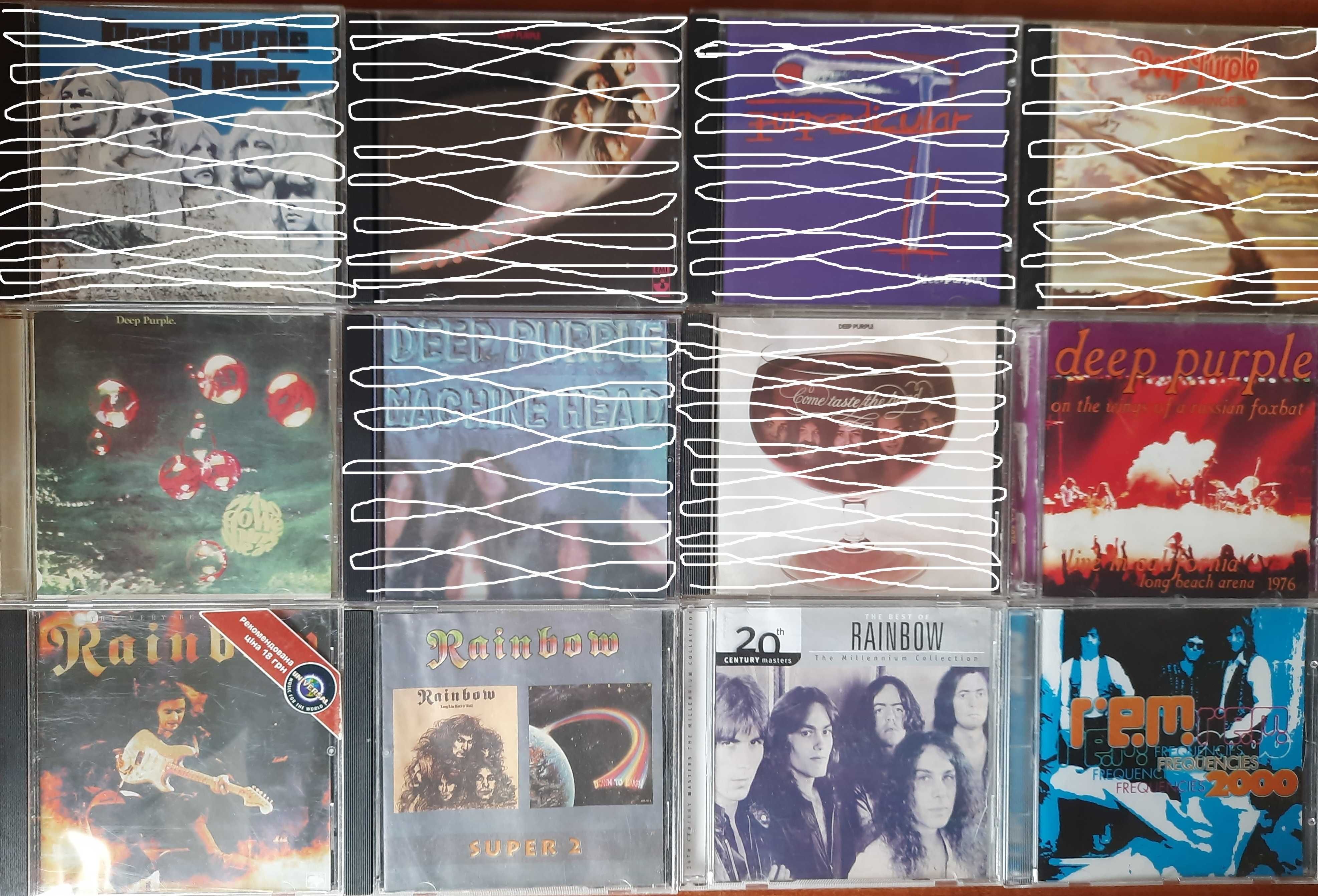 Audio CD   The Beatles Deep Purple Pink Floyd Ozzy Rainbow Queen