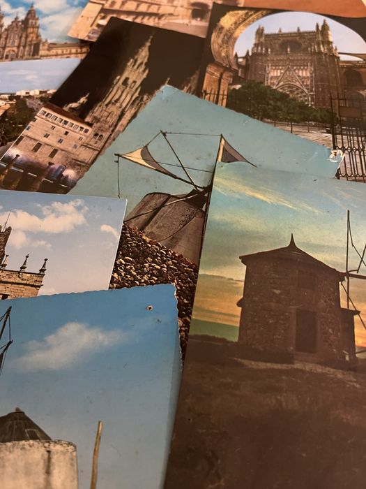 Lote de Postais antigos Portugal e Espanha