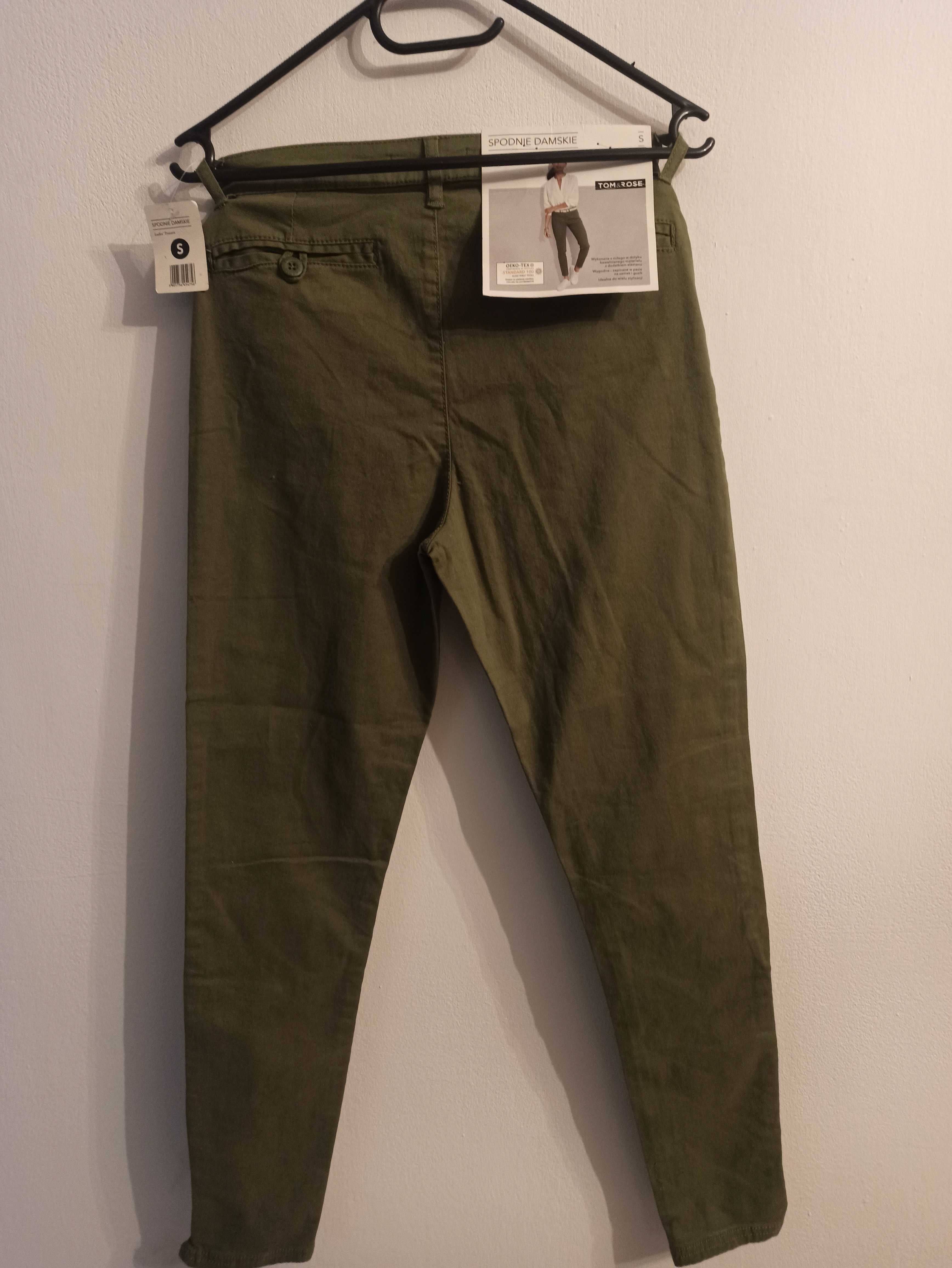 Spodnie damskie khaki S