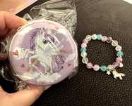Bolsa + Pulseira "Unicórnio" NOVO