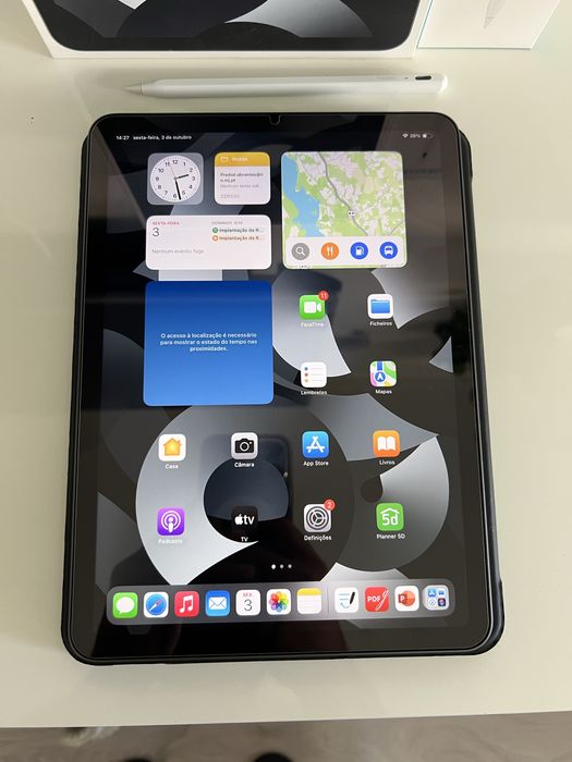 Ipad Air 5 geração 10.9” “Cidral Grey” - C/ garantia e extras