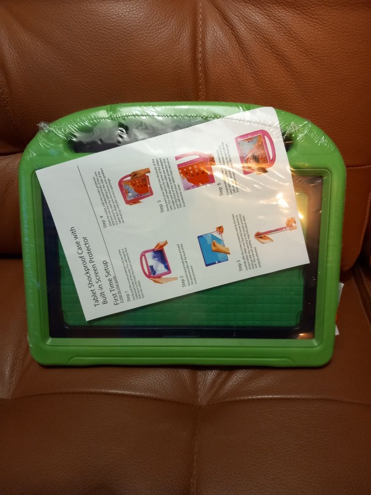Etui na tablet dla 11-calowych tabletów zielone dla dzieci