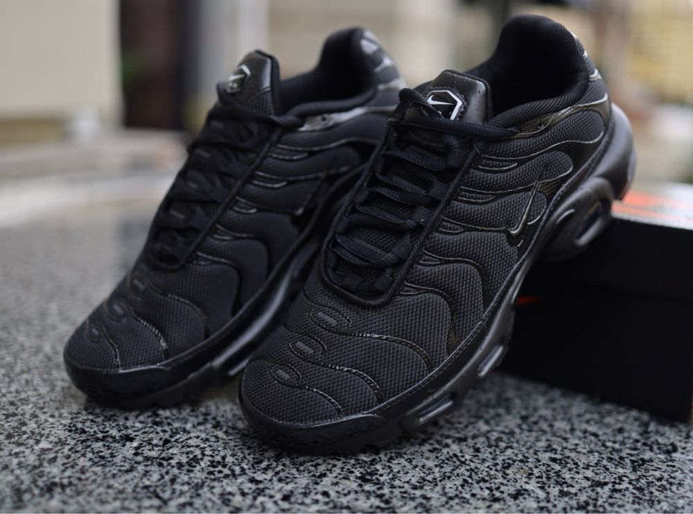 !ХІТ ПРОДАЖ! Nike Air Max Plus TN Black 38 39 40 41 42 43 44 45 46