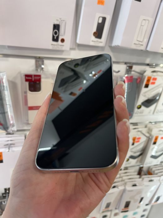 iPhone 15 Pro 256Gb white titanium - АКБ 89%, стан 5