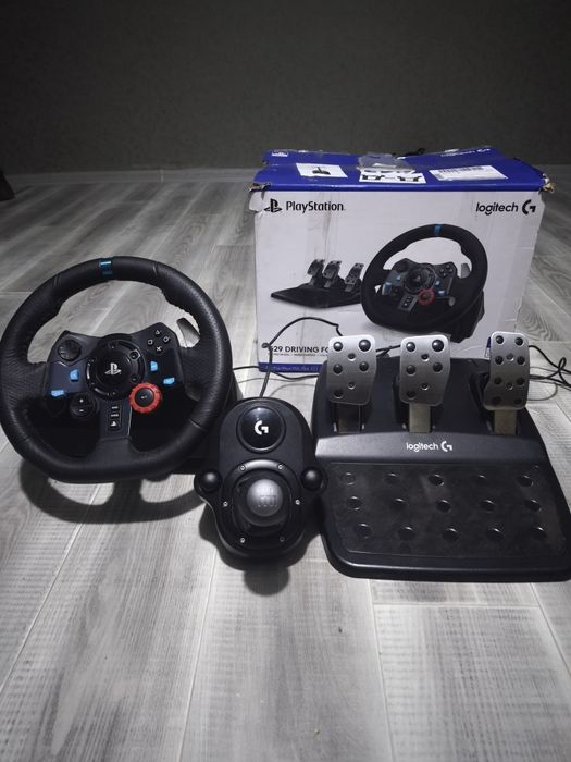 Ігровий комплект Logitech G29 Driving Force для ПК/PS4/PS5 + Shifter
