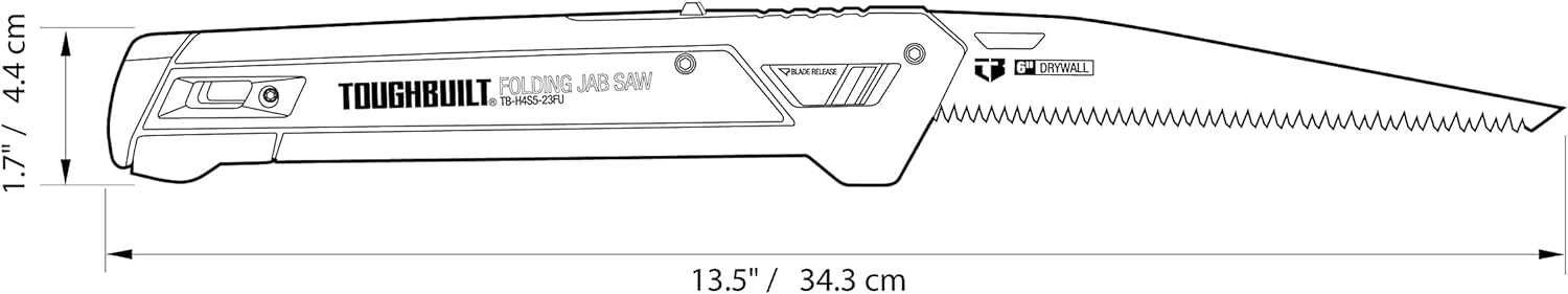 Складная ножовка ToughBuilt TB-H4S5-23FU пила