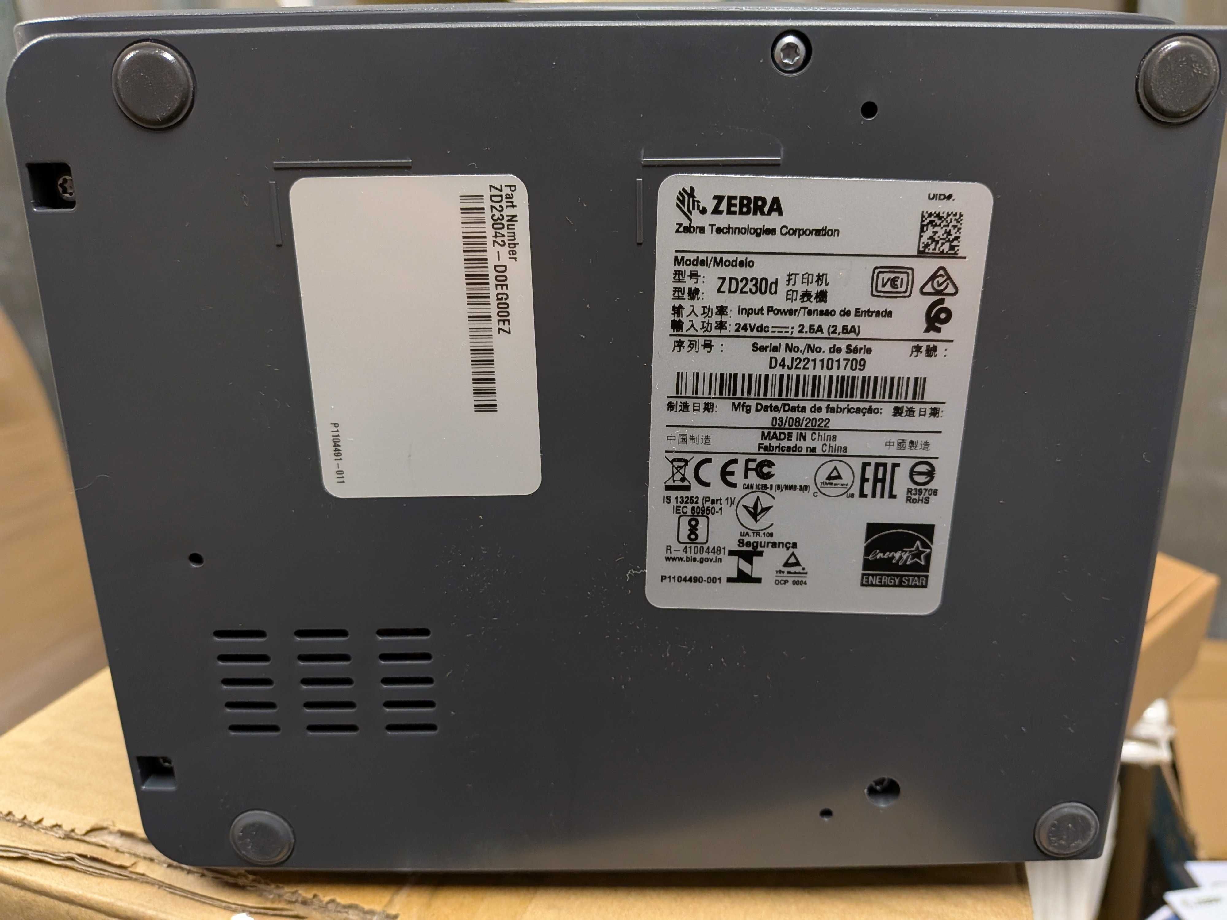 Impressora Zebra ZD230D como nova.
