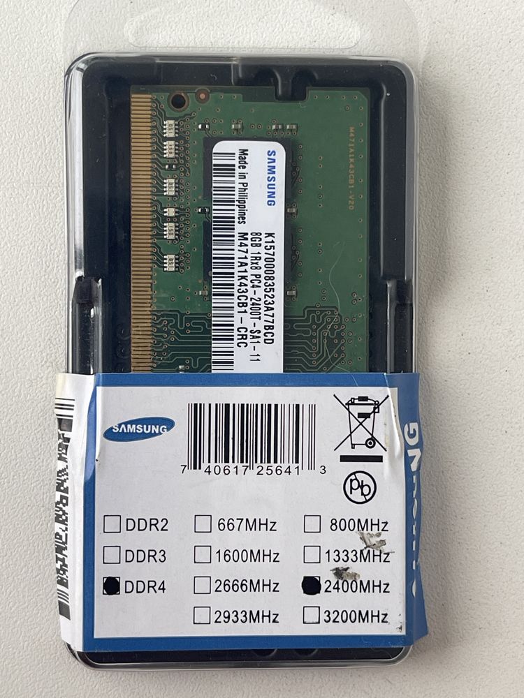 Оперативна пам’ять Samsung  SODIMM 8gb DDR4