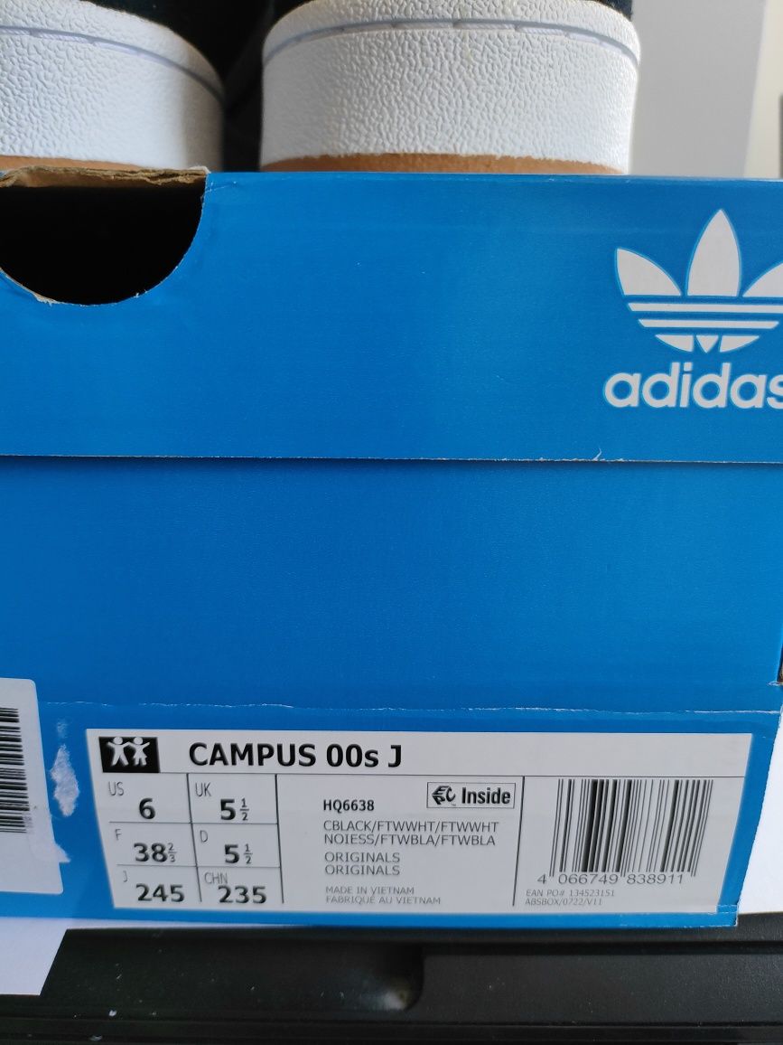Buty adidas campus 00s core black 38 2/3