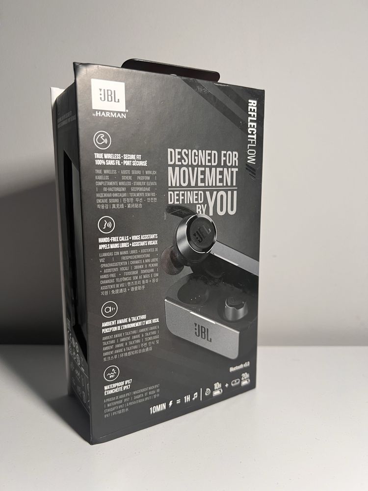 JBL Reflect Flow słuchawki douszne bezprzewodowe NOWE True Wireless