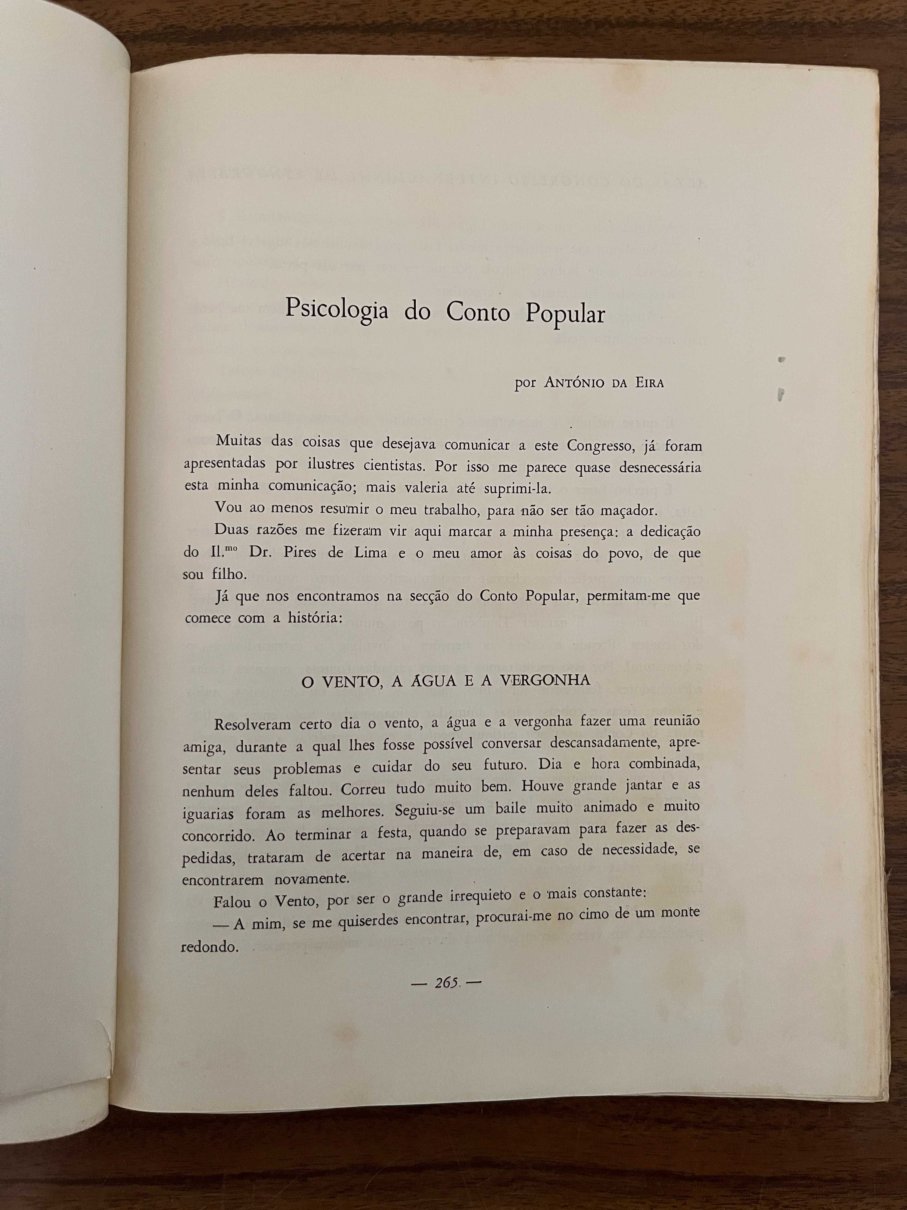 Actas Congresso Internacional Etnografia (Santo Tirso, 1963) Volume VI