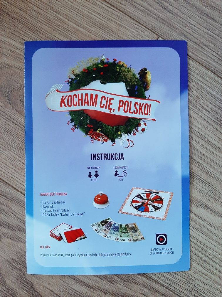 Gra planszowa kocham Cię Polsko!