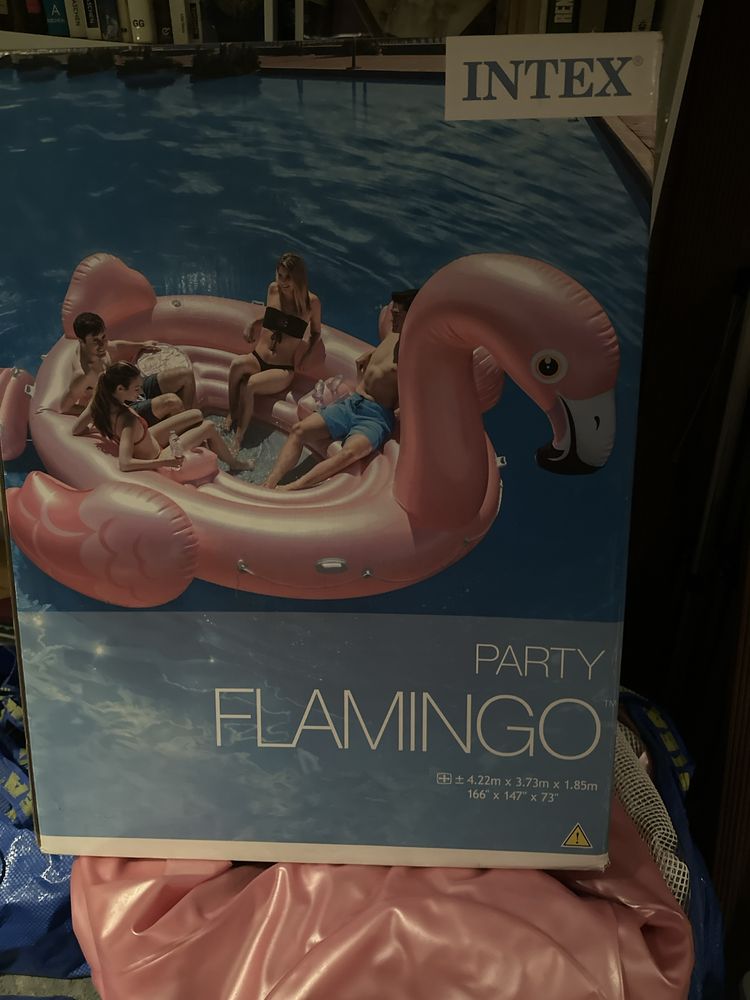 Flamingo insuflavel 4 mts