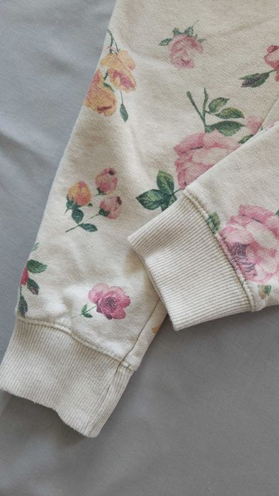 Zara spodnie dresowe kwiaty 164 (158)