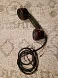 Słuchawka telefoniczna prl bakelitowa kabel telefon