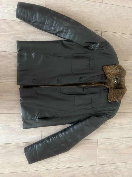 Куртка кожаная на меху Дубленка