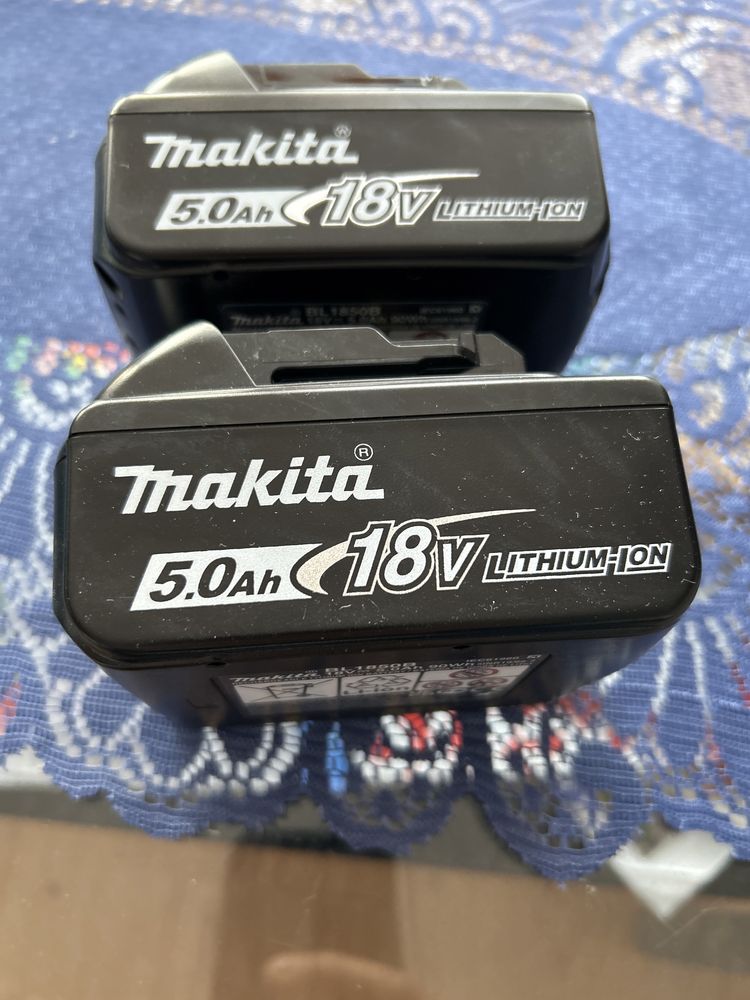 Makita Baterie 5 Ah - 2 szt Nowe