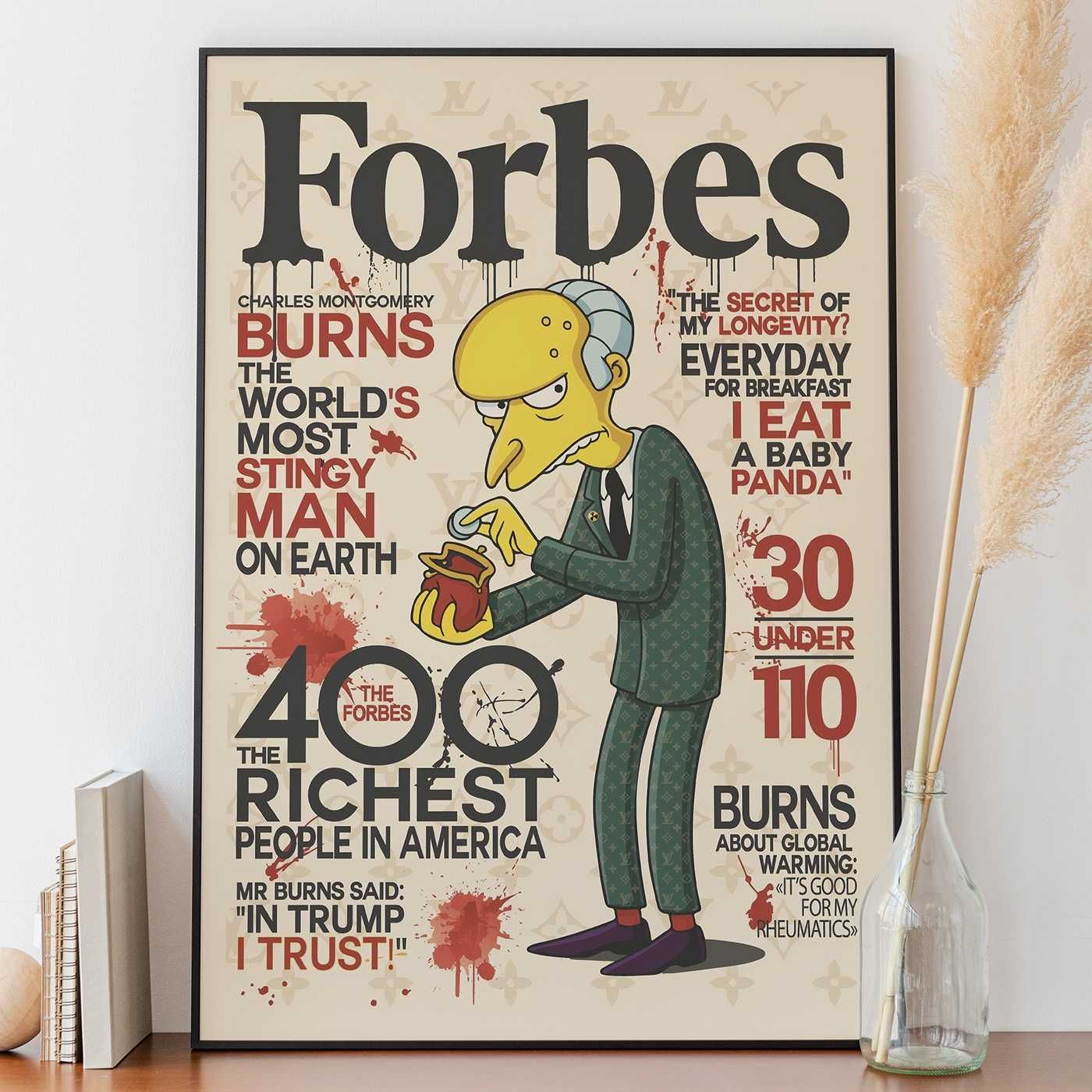 Charles M. Burns, PLAKAT A3 - Simpsonowie, Bart, Lisa - GRATIS