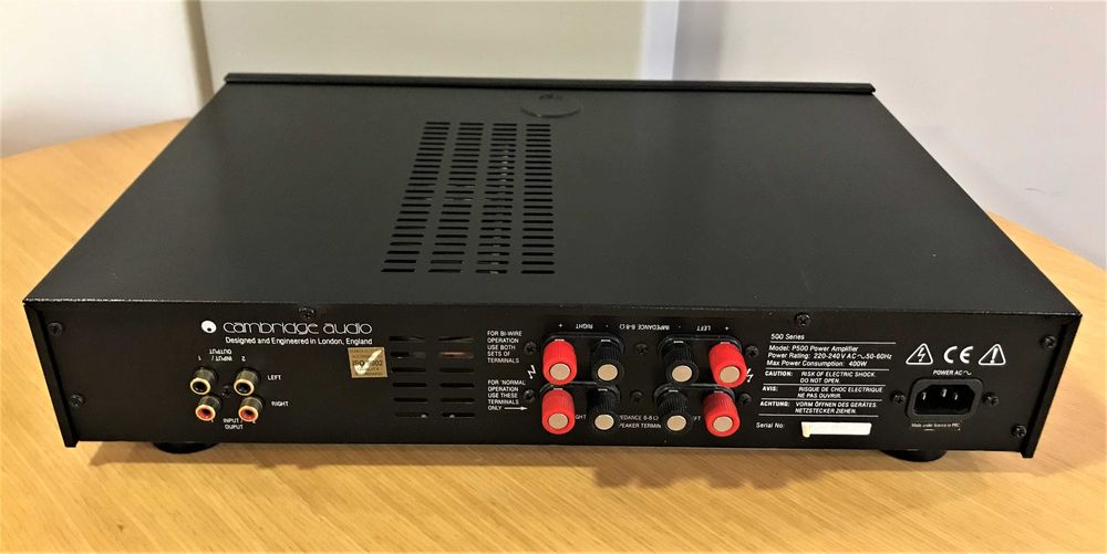 CAMBRIDGE AUDIO P500 power de referência