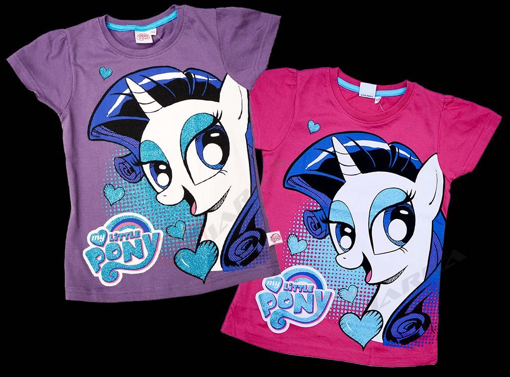 KOMPLET 2x t-shirt MY LITTLE PONY 2 bluzki rozmiar 104