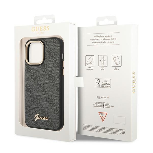 Guess 4G Metal Camera Outline Case – Etui Iphone 14 Pro (Czarny)