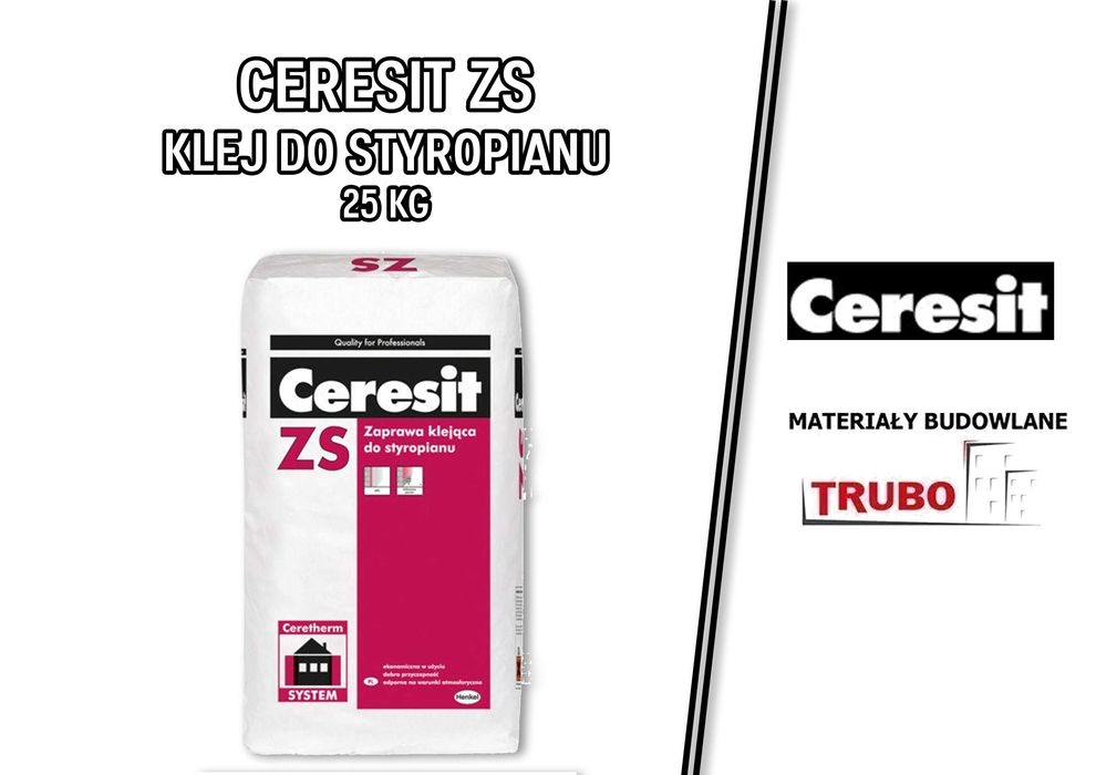 Klej do styropianu CERESIT ZS 25 kg