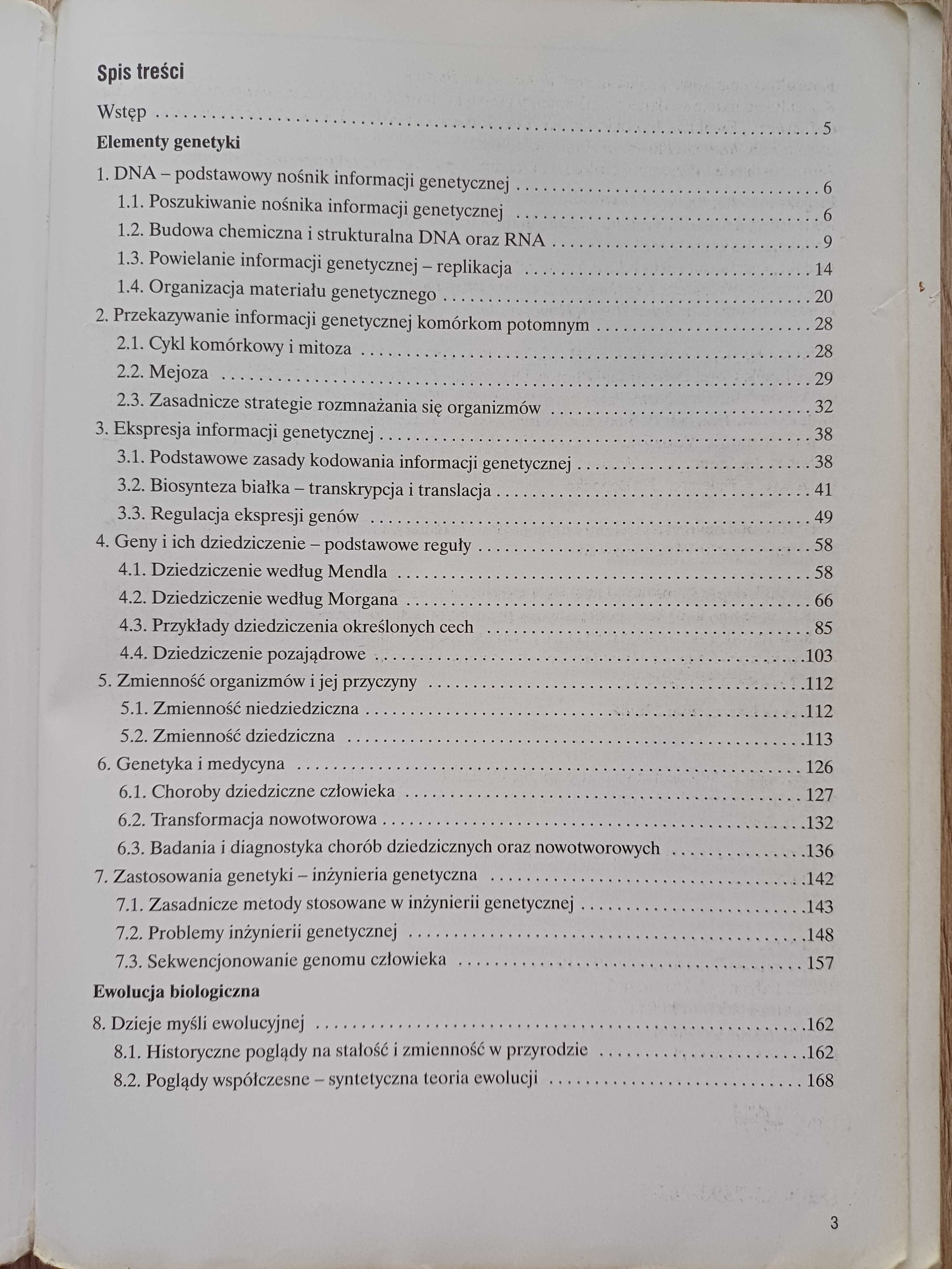 Podręcznik "Biologia 3" – liceum ogólnokształcące, zakres rozszerzony