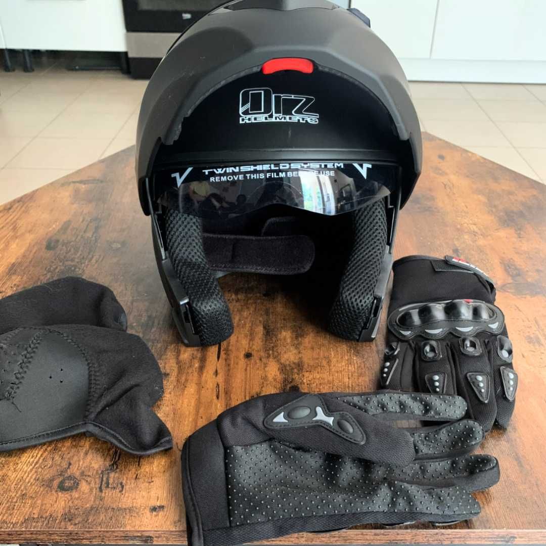 (NOVO) CAPACETE Mota Modular + Oferta, Chopper Vespa Harley Scooter