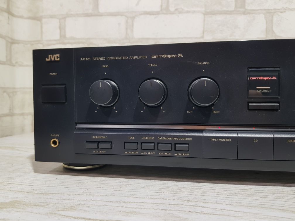 Стерео підсилювач JVC AX-511BK, 2x120 Вт, б/у з Німеччини