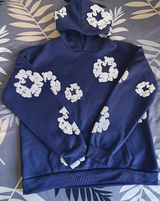 Jaqueta Moletom Denim Tears Hoodie Azul (M) Blue