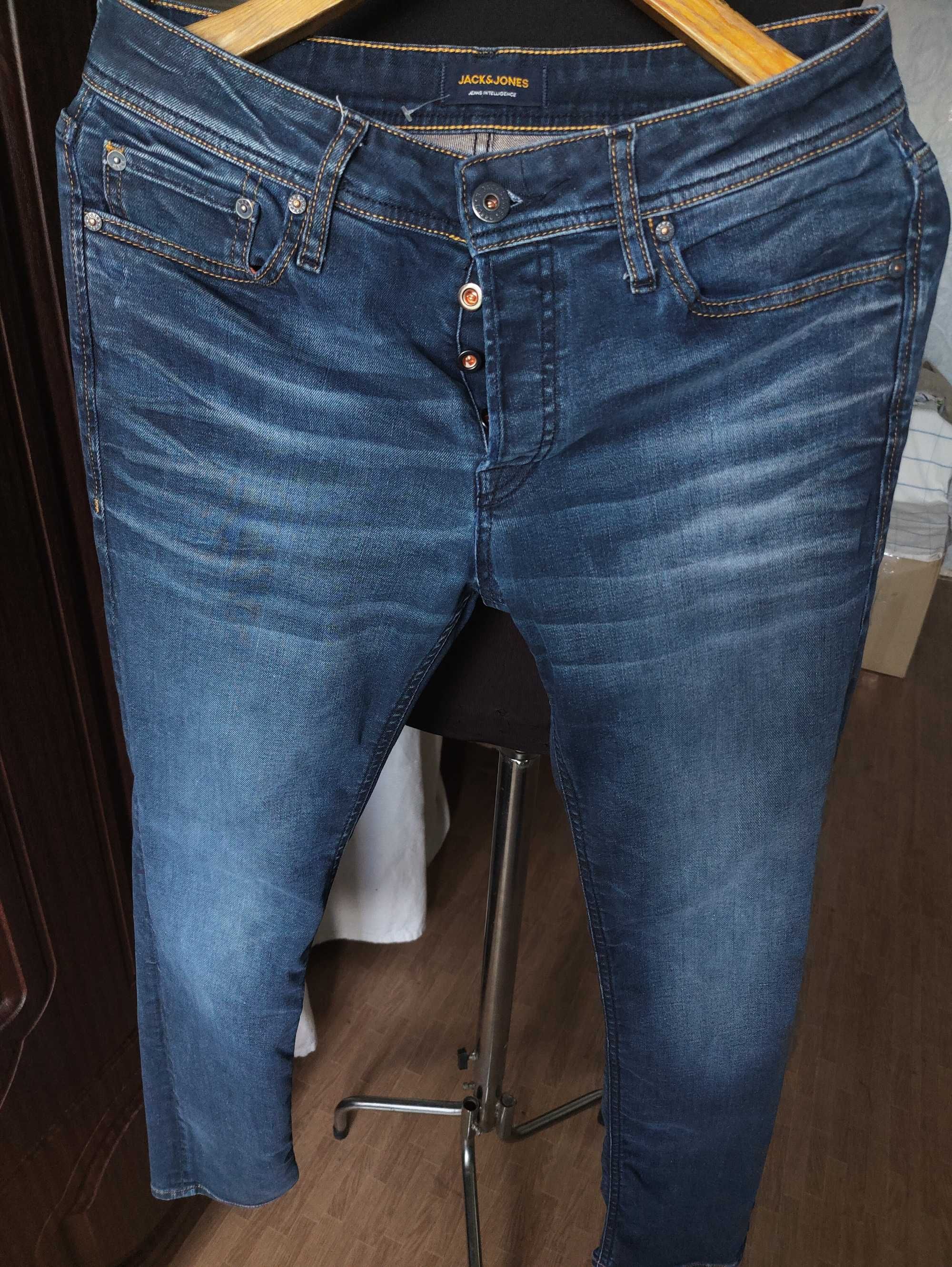 Джинсы Jack&jones jeans w31 stretch navy.