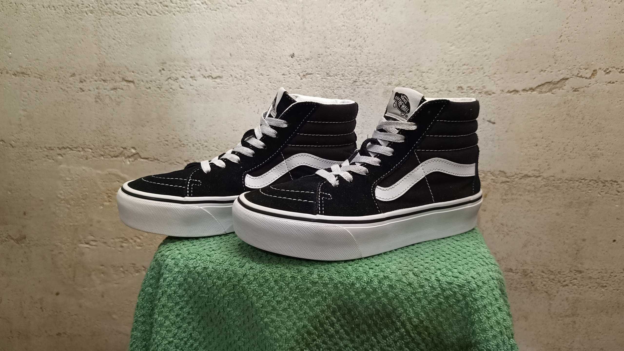 Damskie trampki VANS SK8 HI PLATFORM 2.0 r.37,5 skóra stan idealny