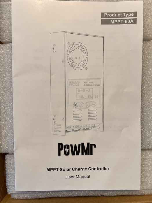 Контролер заряду сонячних панелей MPPT 60А (HHJ-60A PowMr) PowMr