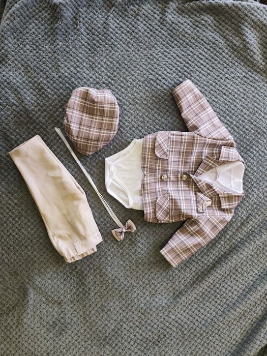 Zestaw komplet na chrzest elegancki wyjściowy 62