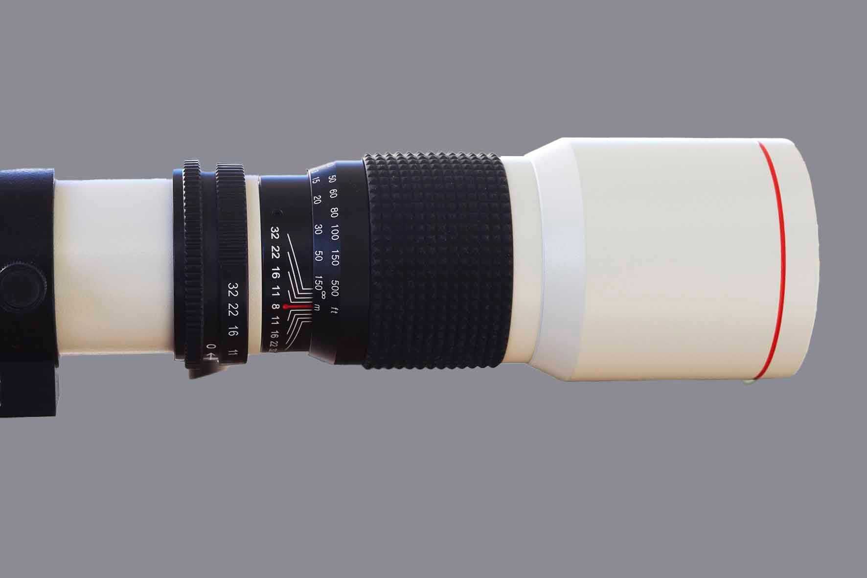 Objetiva 500mm para Canon nova