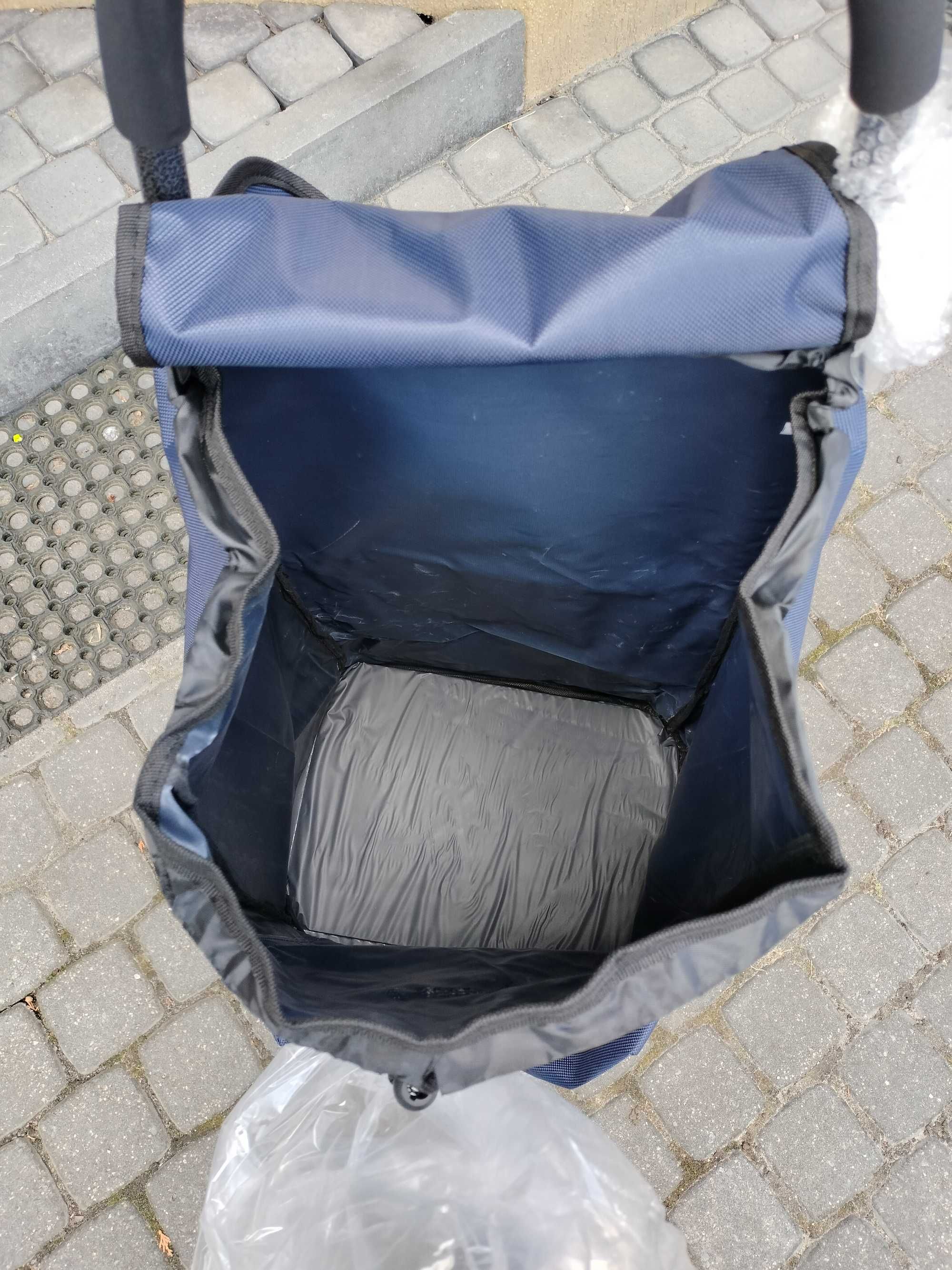 duży wózek zakupowy lekke na dużych kołach łożyskowane nowość jakość